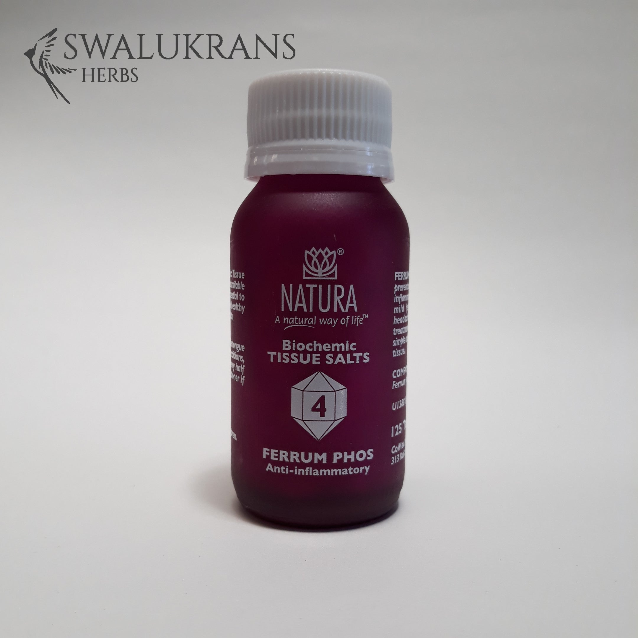 Natura Tissue Salts - Ferrum Phos No 4  (125 Tablets)