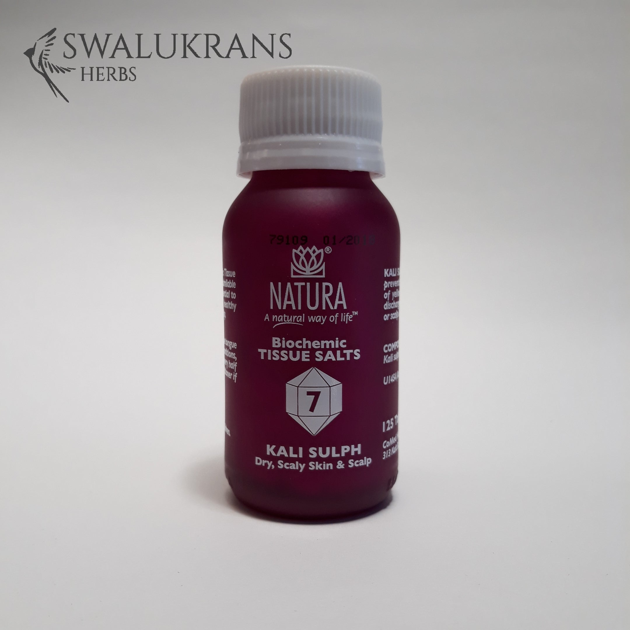 Natura Tissue Salts - Kali Sulph No 7  (125 Tablets)