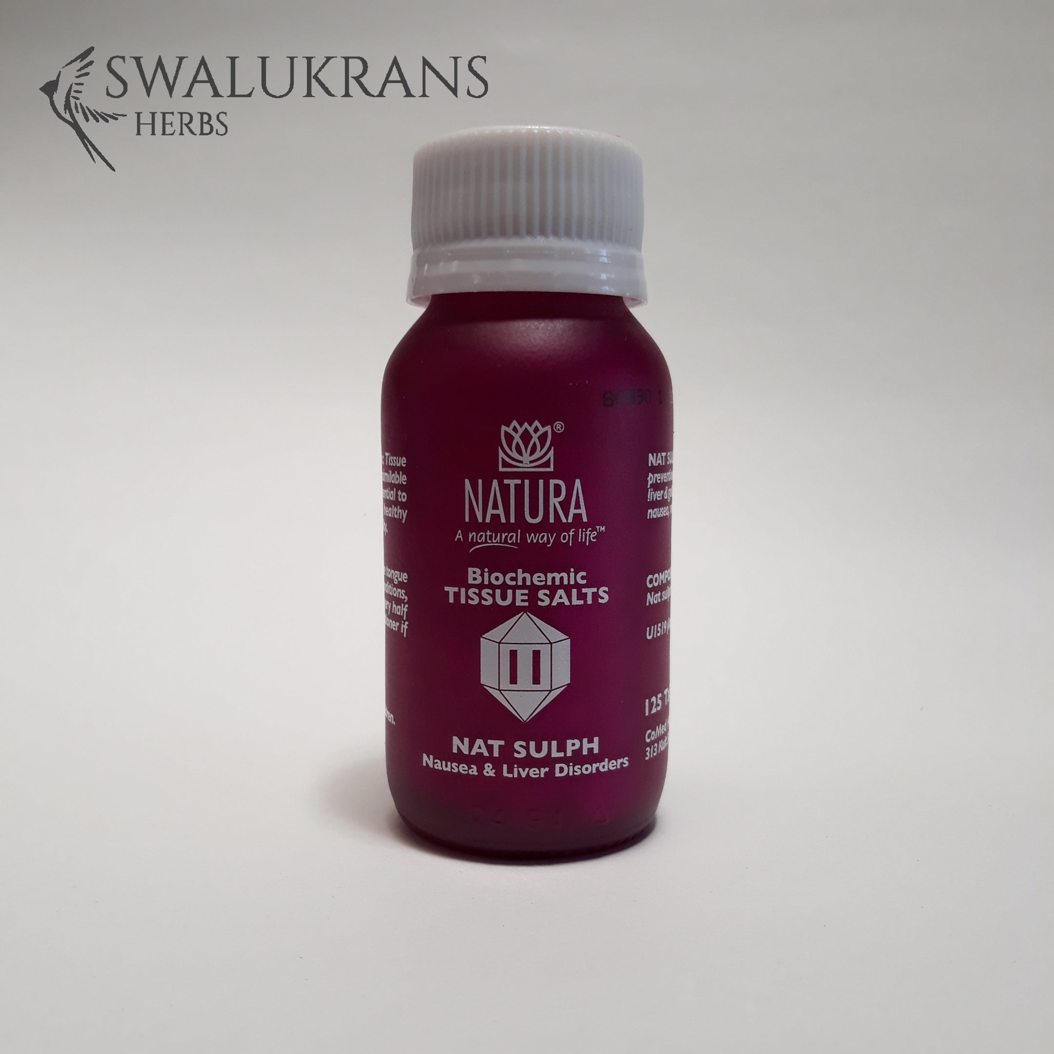 Natura Tissue Salts - Nat Sulph No 11  (125 Tablets)